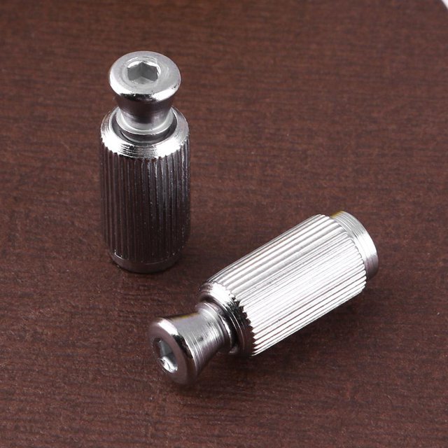 Destornillador 2 tornillos de elevación para puente de trémolo para aparejos de guitarra eléctrica (A)