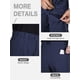 thumbnail image 5 of Pantalones cargo FREE SOLDIER para hombre, impermeables, color azul marino, 5 of 7
