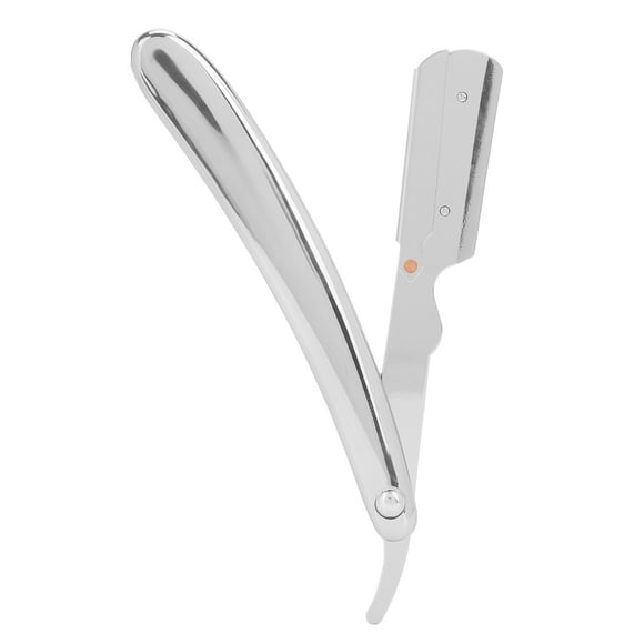 Men's Folding Handle Razor Plated Professional Straight Edge Razor for Hair Salon (Without Blade)