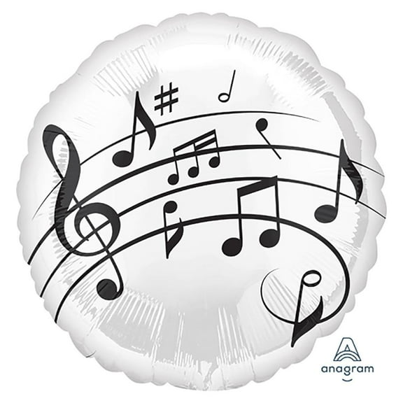 LOONBALLOON Music Balloons, 18″ MUSIC FUN