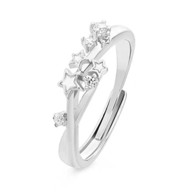 YSABOXY Couple Glow-in-the-dark Pair Rings Gift Delicate Rings