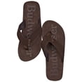 thumbnail image 3 of Budweiser Printed Brown Distressed Flip Flop Sandals-XLarge (13/14), 3 of 3