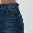 thumbnail image 6 of SRZYMJ Capri Jeans for Women Stretch High Waisted Distressed Denim Capris Ripped Cropped Pants, 6 of 8