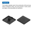 thumbnail image 4 of Standard Plastic Square Aluminum Extrusion End Cap Black 30x30mm Trolley, Fish Tank Rack, Storage Rack 50Pcs, 4 of 6