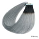 thumbnail image 3 of Extensiones de cabello con cinta adhesiva Veravicky Hair, cabello humano natural, interfaz pequeña de 4 x 0,8 cm, trama de piel Remy, 20 unidades, 16 a 24 pulgadas, para cabello fino, 3 of 5