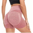 thumbnail image 1 of 3pzs Short De Licra Deportivo Para Mujer Moda Yoga Gym, 1 of 8