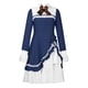 thumbnail image 1 of Estilo retro mujeres lindas de encaje de manga larga Bowtie Cosplay disfraces vestido de fiesta con lazo Pompotops  hdfakjf2905, 1 of 7