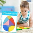 thumbnail image 4 of EASTIN 3D Early Education Puzzle Wood Toy Kids Intelligence Development Tangram, 4 of 8
