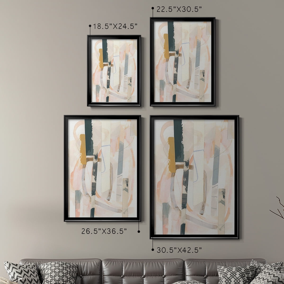 Melon Litmus II Premium Framed Print, in Gold, Black, or Silver - Ready to Hang