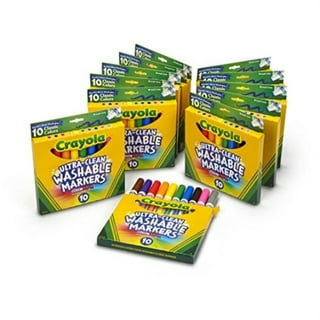 Crayola Supertips Washable Markers (80ct), Bulk Teacher Supplies for  Classrooms, Kids Markers for Back to School, Ages 3+ [ Exclusive]