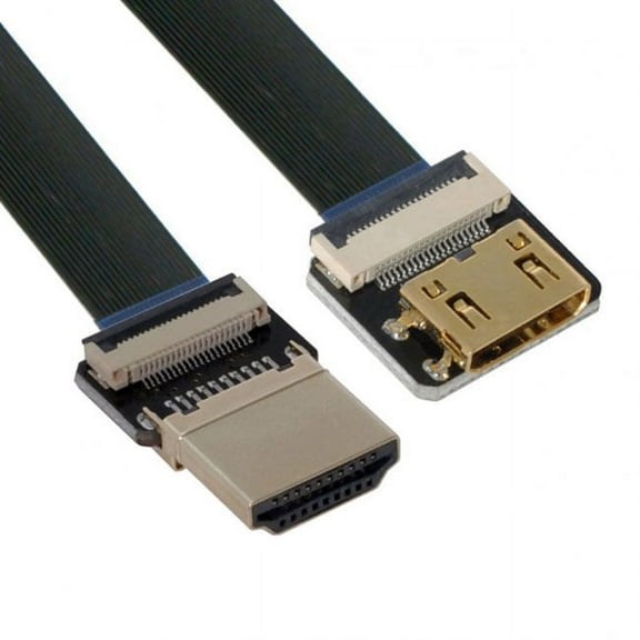 Chenyang CY CYFPV HDMI Male to Mini HDMI Female Extension FPC Flat Cable 1080P for FPV HDTV Multicopter Aerial Photography