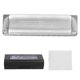 thumbnail image 1 of Blues Harmonica 10 Holes Mouthorgan Metal Frets Professional Beginner Wind Instrument, 1 of 4