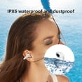 thumbnail image 5 of Open-Ear Bluetooth Headphones & 32GB MP3 Player, IP68 Waterproof, Bone Conduction Headphones, Secure Fit for Workouts, Running and Swimming, Built-in Microphone, App(White), 5 of 7