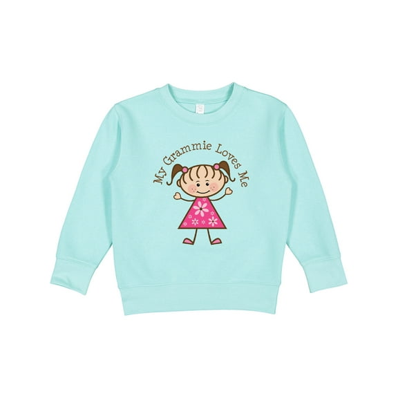Inktastic My Grammie Loves Me Toddler Sweatshirt