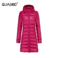 thumbnail image 7 of Women Skirt Down Jacket Fashion Hooded Hat Detachable Long Ultra Lightweight Packable Down Jacket Plus Size 5XL  Puffer Jackets, 7 of 7