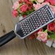 thumbnail image 2 of Cheese Grater Stainless Steel Medium Chopping Ideal Hand Grater for Hard Fruit, Root Vegetables, Nuts, 2 of 3