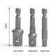 thumbnail image 2 of Adaptador de Tornillo de Extensión de Soporte de Broca de 3 Piezas 1/2 "3/8" 1/4 " Sunnimix Adaptador de broca, 2 of 7