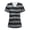Black, variant on OIOLOYJM Scrub Tops for Women 2026 Casual V-Neck Short Sleeve Striped Tops Cotton Work T-Shirts Basic Pullover with Pockets Saffron M
