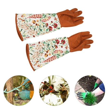 Labor Gloves,Fosa 1 Pair of Long Sleeve Gardening Gloves Hands Protector for Garden Yard Pruning Trimming Use,Yard
