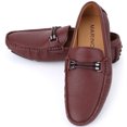 thumbnail image 6 of Mio Marino Men's Casually Suave Leather Penny Loafers, 6 of 6