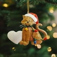 thumbnail image 2 of Colgante Navideño Con Gato Colgante Navideño Con Dibujo Animado Colgante Para Decorar El Interior Del Coche Colgante Para Decorar El Árbol De Navidad, 2 of 2