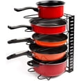 thumbnail image 3 of Bewildely Estante ajustable para encimera de cocina, organizador de ollas extensible con utensilios para hornear, soporte para tabla de cortar de alta Organizadores de utensilios de cocina No.01 Bewildely HA008950-01B, 3 of 6