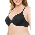thumbnail image 4 of No Boundaries Women's Tailored Lightly Lined Underwire T-Shirt Bra, 2-Pack, 4 of 4