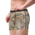 thumbnail image 4 of Disketp The World Is Hemisphere Men'S Boxer Briefs,Soft And Breathable Cotton Underwear With Comfortflex Waistband, 4 of 9