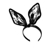 Lace Bunny Ears Forplay 995503 Black