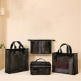 thumbnail image 6 of Mesh Makeup Bag Zipper Pouch Cosmetic Organizer for Case Travel Toiletry Bags Organize Supplies Daily Cosmetics Accessor, 6 of 7