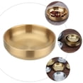 thumbnail image 4 of 2Pcs Stainless Steel Sauce Dish Bowl Heat Insulation Bowl Kitchen Supply Golden, 4 of 9