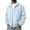 Light Blue, variant on Men's Casual Polar Fleece Zipper Jacket Outdoor Hiking Jackets Full Zip Stand Collar Soft Warm Coat