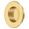 thumbnail image 3 of Deltana FP178CR003 Flush Pull, Round, HD, 1-7/8", Solid Brass in PVD Polished Brass, 3 of 3