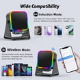 thumbnail image 3 of 2026 New 5-in-1 Wireless Smart Sensor Speaker with USB Charging,LED Ambient Light, Motion Sensor Playback, Wireless Audio, Built-in Phone Stand, Clear Loud Sound, Anti-Slip Design, iOS & Android Com, 3 of 8