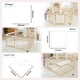 thumbnail image 3 of Parque infantil HUTOCADA plegable de madera con puerta de 142 x 142 x 61 cm, 3 of 7