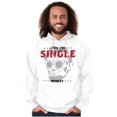 thumbnail image 3 of Funny Abe Lincoln Im Single Honest Hoodie Hooded Sweatshirt Men Brisco Brands M, 3 of 6