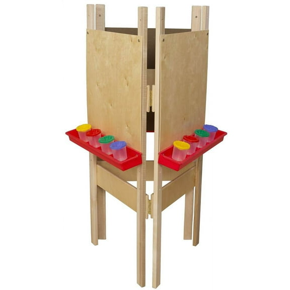 3-Sided Adjustable Easel with Plywood