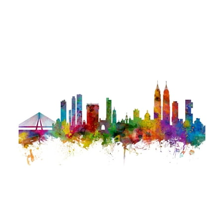 Art.com Mumbai Skyline India Bombay Art Print by Michael Tompsett, 18" x 12"