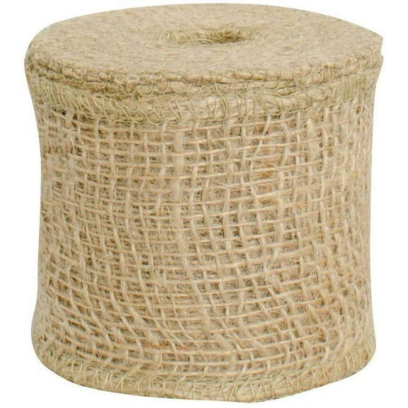 Loose Weave Jute Burlap Ribbon - 2 1/2" x 10 Yards, Farmhouse Country Wedding, Thanksgiving, Fall, Christmas Wreath