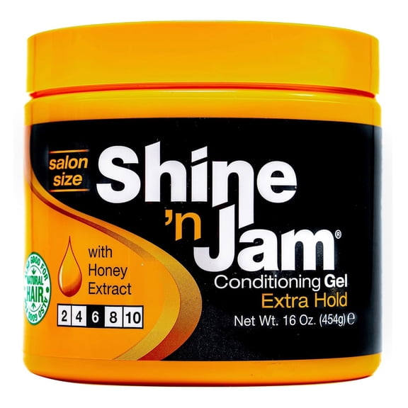 AMPRO PRO Shine 'n Jam Conditioner Gel Extra Hold 16oz Good for Natural Hair