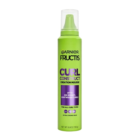 Garnier Fructis Style Curl Construct Creation Mousse, For Curly Hair, 6.8 oz.