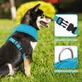 thumbnail image 5 of Magshion No Pull Mesh Dog Harness, Pet Vest Adjustable Breathable Harnesses for Dogs Walking, Sky Blue L, 5 of 8