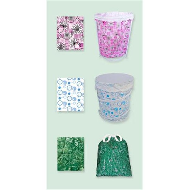 Sassy Sacks for Trash SS1004 9 mix Designer trash can liners with