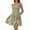 Light Green, variant on Women's Casual Dress Sleeveless Mini Textured Strapless For Daily Wear Spring Summer Basic Solid Color (Green,Small)