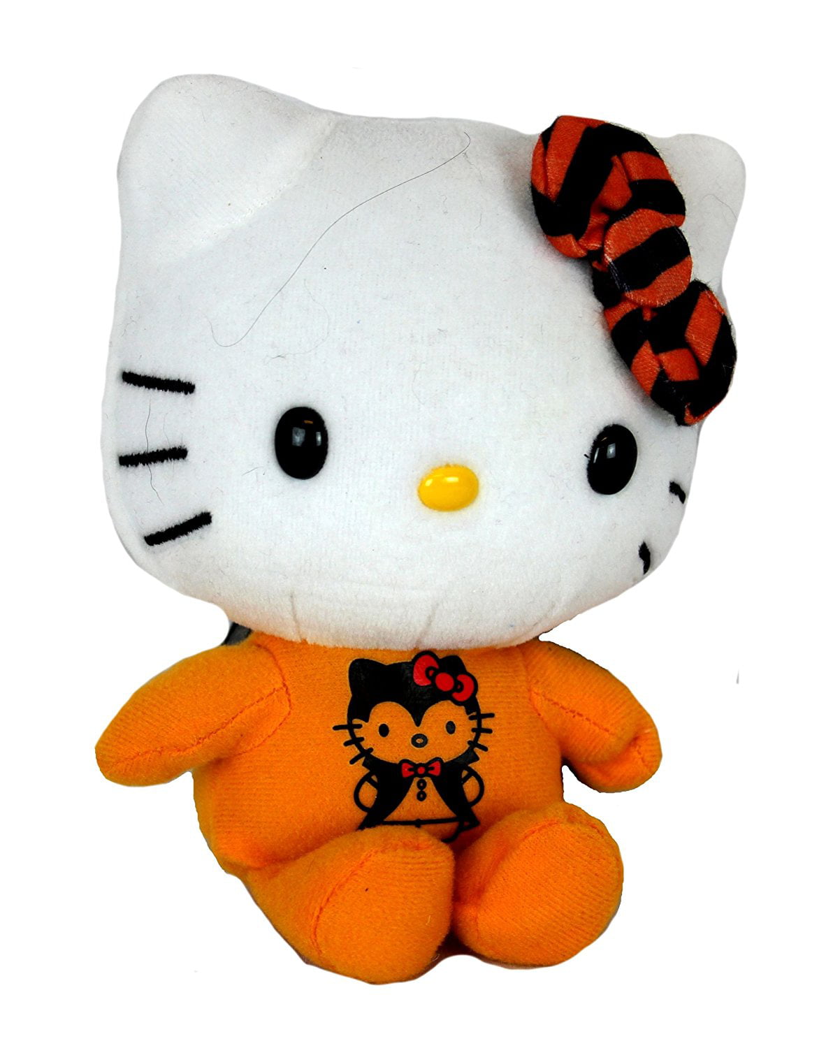  Hello  Kitty  6 Plush  In Halloween Orange Pajamas 5 5 
