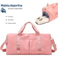 thumbnail image 2 of Maleta Deportiva de Mano Bluelander Compartimento para Zapatos Impermeable Rosa Pastel, 2 of 6