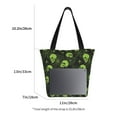 thumbnail image 3 of Pofeuu Skulls And Cobwebs Print Women Fashion Shoulder Handbags Top Handle Satchel Bags Tote Shoulder Shopping Bag Stylish Canvas Tote Bag, 3 of 6