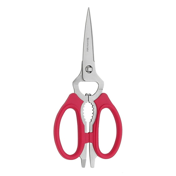 Tijeras de cocina Messermeister Take-Apart 20 cm rojas