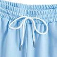 thumbnail image 4 of Mens Shorts Casual Men's Letter Graphic Track Shorts Drawstring Waist Summer Workout for Running and Gym Light Pink S, 4 of 5