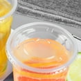 thumbnail image 3 of 100Pcs Disposable Clear Lids Transparent Flat Lids Compact Cup Covers Cup Accessory, 3 of 6